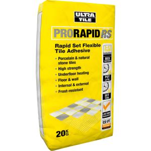 Ultra Bag Rapid Set Tile Adhesive Grey PRORAPIDRS