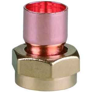 PlumbRight Straight Tap Connector End Feed 22mmx3/4inch
