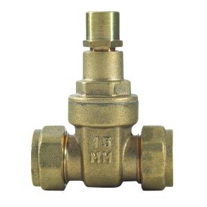 Lockshield Gate Valve 15mm