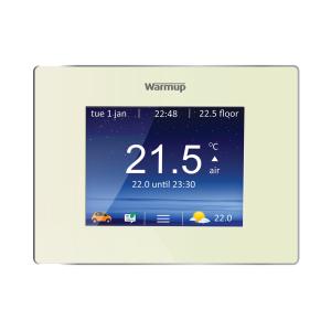 Warmup Underfloor Heating 4iE Smart WiFi Thermostat Bright Porcelin WU4IEBP