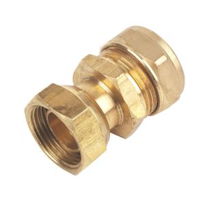Swivel Straight Tap Connector Compression 22 mm x 3/4in