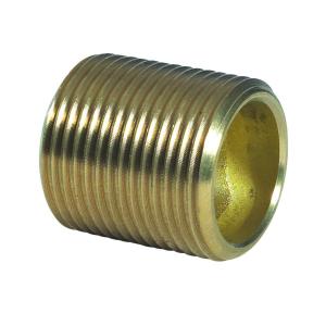 Brass Barrel Nipple 1/2 in