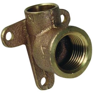 Backplate Elbow End Feed 15mmx1/2in