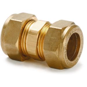 Straight Coupling 10 mm Brass