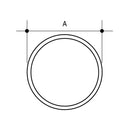 Wavin Osma Waste Plain Ended Pipe Black 40mm x 3m