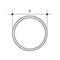 Wavin Osma Waste Plain Ended Pipe Black 40mm x 3m