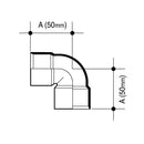 Wavin Osma Knuckle Bend 90 Degree Black 40mm 5Z160B