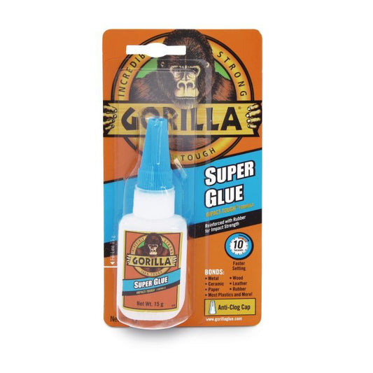 Gorilla Super Glue Clear Adhesive 15g