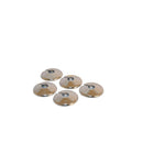 4TRADE 15mm Chrome Pipe Collars (Pack of 5)