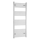 Flat Towel Rail 1100 x 500mm Chrome