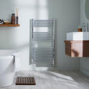 Towelrads Richmond Chrome Electric Straight Towel Rail 691mm x 600mm