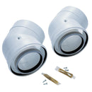 Worcester Bosch Greenstar Oilfit 45 Degree Boiler Flue Elbow 100mm/150mm - 2 Pack