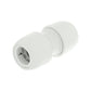 Hep2O Push-Fit Straight White Coupling Connector 28mm - HD1/28W