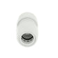 Hep2O Push-Fit Straight White Coupling Connector 28mm - HD1/28W