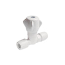 Hep2O Push-Fit Cold Water Stopcock White 15mm HX36/15W