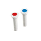 Hep2O Push-Fit Demountable Fitting Blanking Peg White 10mm - HX44/10W