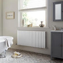 Towelrads Dorney White Double Horizontal Radiator 600mm x 1012mm