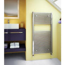 Stelrad Classic Towel Rail 760 X 500 Mm Chrome Straight - 147002