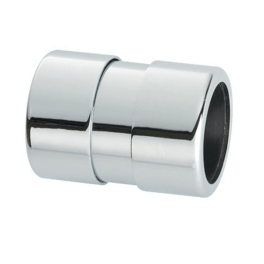 McAlpine Brass Straight Coupling Chrome Plated 42mm 42G-CB