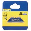 Irwin Bi-Metal Blue Trapezoid Knife Blades (Pack of 5)