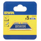 Irwin Bi-Metal Blue Trapezoid Knife Blades (Pack of 5)