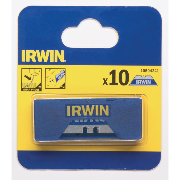 Irwin Bi-Metal Knife Cutting Trapezoid Blades Pack of 10