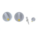 Worc 87120001040 Handle - Rotary - Light Grey