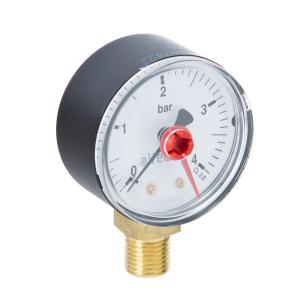 Altecnic 0-4 Bar Bottom Connection Pressure Gauge Dial 50 mm 1/4 in WI-557304