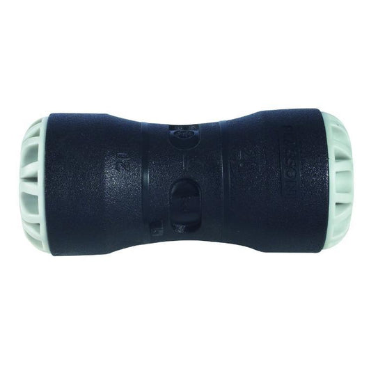 Plasson Push-Fit Straight Water Pipe Coupling 20mm - 1001U0020