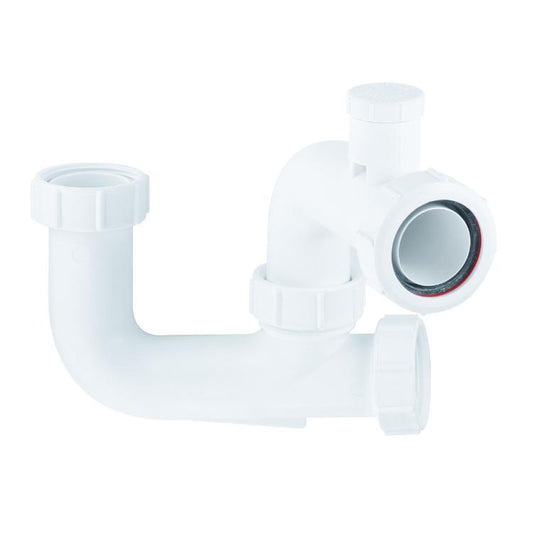 McAlpine Water Seal Anti Vac Bath Trap 38mm x 75mm L10V
