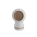 Hunter Multikwik 90 degree Pan Connector with 100mm Offset White MKB2190