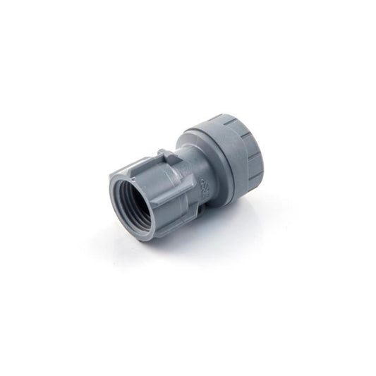 Polypipe PolyPlumb Hand Tighten Tap Connector 15mm x 1/2" - PB2715