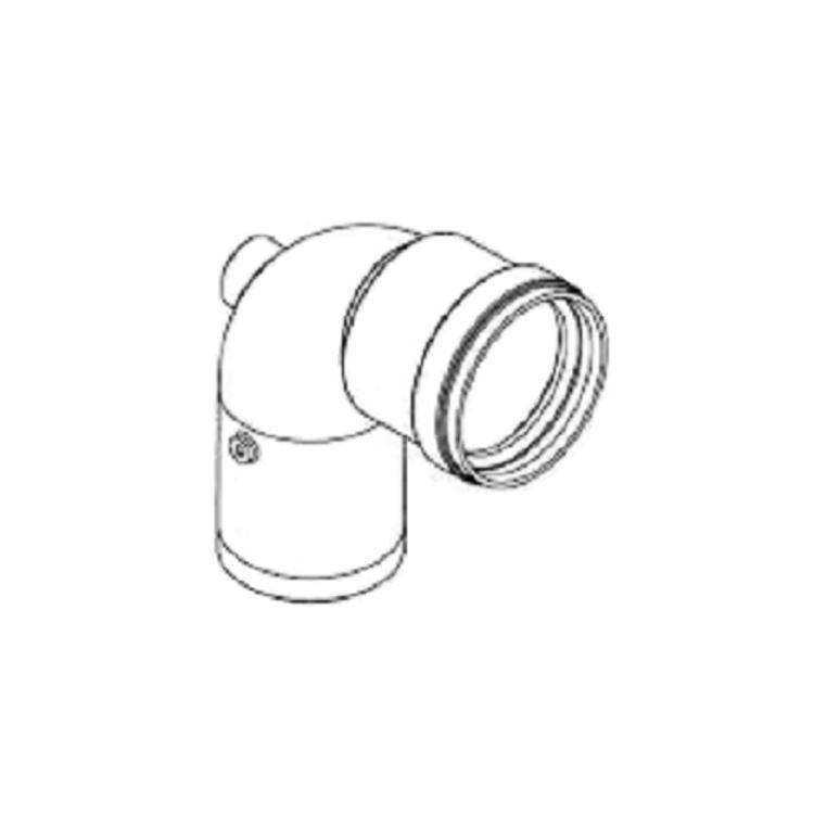 Ideal V3 High Level Flue 90 Deg Elbow 203229