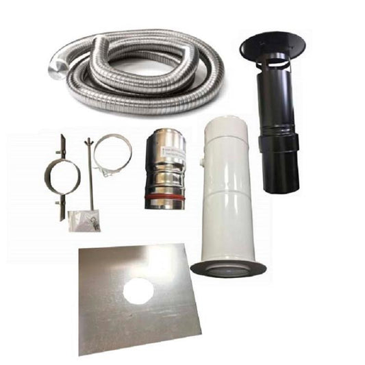 Grant Vortex 100mm Diameter x 8m Flex Boiler Flue Liner Kit