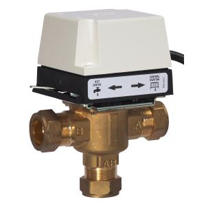 Danfoss HS3B 3-Port Motorised Mid Position Valve 22 mm 087N664600