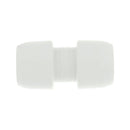 Hep2O Push-Fit Straight White Coupling Connector 22mm - HD1/22W
