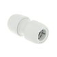 Hep2O Push-Fit Straight White Coupling Connector 22mm - HD1/22W