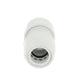 Hep2O Push-Fit Straight White Coupling Connector 22mm - HD1/22W