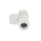 Hep2O Equal Tee White 15mm - HD10/15W