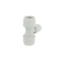 Hep2O Branch Reduced Tee White 22mm x 22mm x 10mm - HD13A/22W