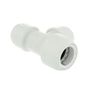 Hep2O Branch and One End Reduced Tee White 10mm x 10mm x 15mm - HD14/15W