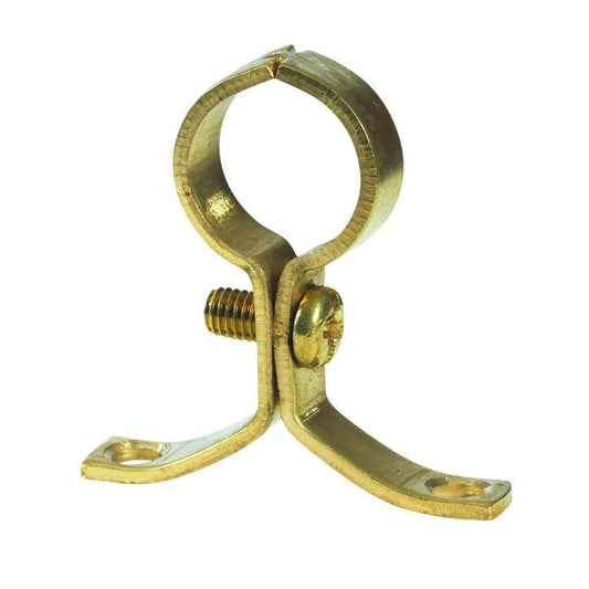 City Plumbing Pressed 15mm Brass Pipe Clip