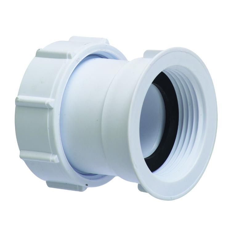 McAlpine Multifit Straight Female Connector White 32mm S29