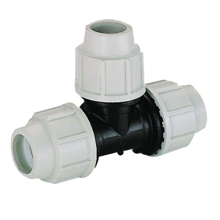 Plasson Equal Tee Compression Connector 50mm - 7040GGG