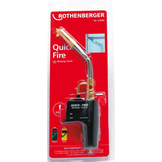 Rothenberger Quick Fire Piezo Soldering Torch 35645