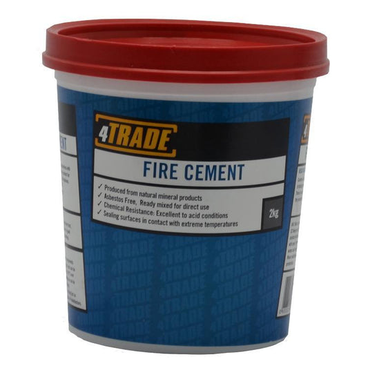 4TRADE Ready Mixed Fire Cement Neutral Colour 2kg