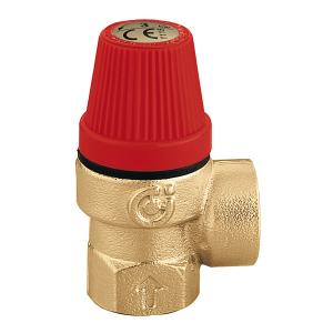 Altecnic 314430 Male x Female 3 Bar Safety Relief Valve Complete With Gauge 1/2inch