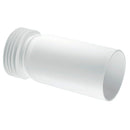McAlpine Straight Extension Piece White 110mm