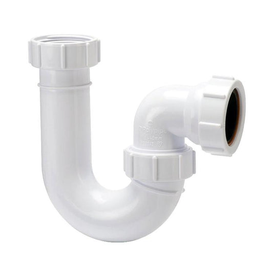 Polypipe 40mm P Trap Seal White 75mm PWT63