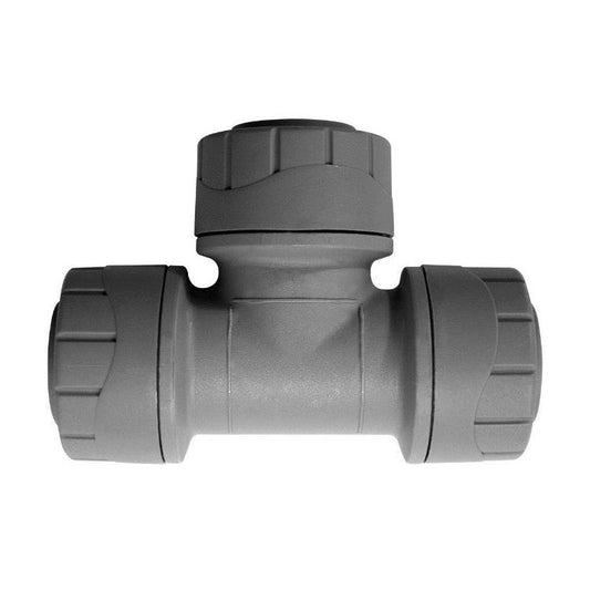 Polypipe PolyPlumb Equal Tee Grey 22mm - PB222